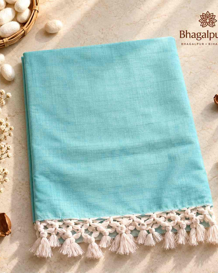 Plain Bhagalpuri Dull Chadar – Lightweight Pure Cotton Blanket - Classic ( 94×50 in )