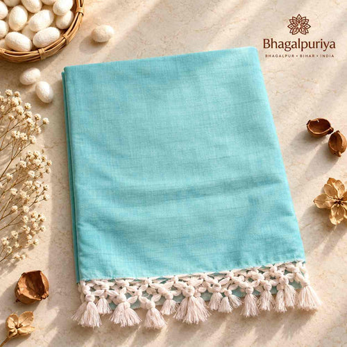 Plain Bhagalpuri Dull Chadar – Lightweight Pure Cotton Blanket - Classic ( 94×50 in )