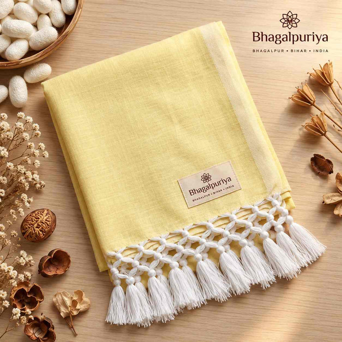 Plain Bhagalpuri Dull Chadar – Lightweight Pure Cotton Blanket - Classic ( 94×50 in )